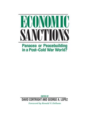 cover image of Economic Sanctions